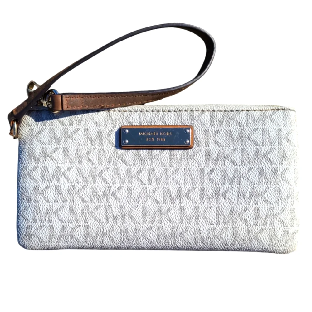 MICHAEL KORS WRISTLET, white with logo